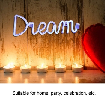 Neonowa lampa ścienna LED napis Dream [23120000816]